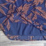 THML Blue and Orange Patterned Blouse Photo 5