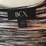 BCX  Black White Sleeveless Shirt with necklace Photo 3
