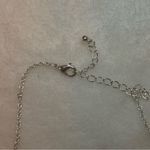 Silver Heart Rhinestone Necklace Photo 4