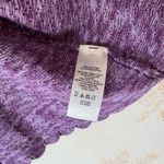 Vintage Y2K purple DKNY Jeans crochet knit tank boho cardigan size L Size L Photo 7