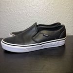 Vans  Women's‎ Asher Perforated Slip On Sneaker Shoes Skate Loafers Black Size 7 Photo 2
