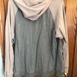 Torrid  Knit Zip Up Hoodie Pink Gray Raglan Size 2 XXL Photo 5
