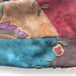 Lucky Brand Multicolored Leather And Suede Patchwork Hobo Shoulder bag Photo 11