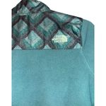 The North Face Denali Fleece Half Zip Pullover Women's Medium Green Fall Warm Photo 4