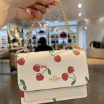 Coach Mini Klare Crossbody With Heart Cherry Print CE656 Photo 0
