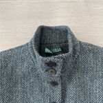 Ralph Lauren Lauren by Women's Gray Herringbone structured Blazer sz 12 Photo 12