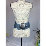 8 Other Reasons  Montana Stallion Belt Studded Blue Denim 43" Photo 8