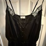 Black silk & lace jumpsuit Size L Photo 0