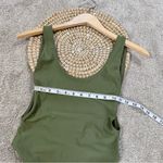Aerie  Women’s Shine Birthday Super Scoop Cheekiest One Piece Swimsuit in Green S Photo 12