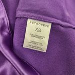 Retrofete Kit Shirt Orchid Purple Size XS Satin Button Down Long Sleeve NWT Cuff Photo 9