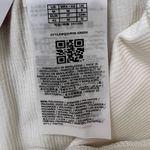 Guess Abalien Seamless Rib Leggings M Women White Logo Waistband Stretch Skinny Photo 5