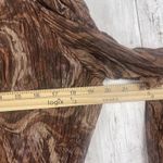 Joie ‎ Top Women L Brown Marble Print Smocked Blouse Sheer Sleeve Fairy Ethereal Photo 8