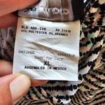 AB Studio  Aqua & Ivory ZigZag Pull On Column Maxi Skirt Size XL Photo 6