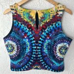 Bisou Bisou | The Dye Rose Print Lined Crop Tank Size L Photo 1