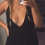 Tobi Black Back Cutout Mini Dress Photo 0