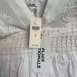 NEW Anthropologie Place‎ Nationale Dress Lace Mini White Boho Dress Size 2/M White Size M Photo 6