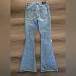 Hollister  Light Blue Flare Jeans with Ripped Knees Photo 1