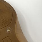 Cooperkey Leather Scalloped Ballet Flats Beige Nude Sz 6 Minimalist Classic Chic Tan Photo 6