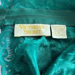 Victoria's Secret Vintage  Green Bodysuit Medium Teddy Lingerie Gold Label Snaps Photo 5