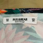 Pull & Bear Tropical Floral Wrap Dress Photo 3