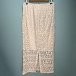 Cato Pale Pink Partially Lined Lace Skirt Photo 1