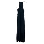 ZARA High Neck Sleeveless Black Maxi Lace Dress Size Medium Photo 1