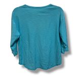 Westbound Petites Light Blue Tee PS Cotton Modal 3/4 Sleeve Photo 1