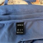 SheIn Blue Crop Top Photo 5