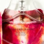 American Eagle  XS Crop Top Handmade Pink Tie Dye Long‎ Sleeve Mock Neck 1051 Photo 11