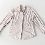 Loro Piana Button Up Shirt Women's 48 Italy Made Quiet Luxury Blouse 100% Cotton Photo 4