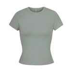  cotton jersey t-shirt Mineral green SKIMS cotton jersey‎ tshirt NWT size S Photo 0