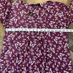 NWT Yak & Yeti Butterfly Long Sleeve Tunic Small Purple Photo 7