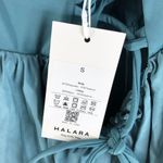 Halara Breezeful Crisscross Lace Up Ruffle Hem Flowy Mini Quick Dry Dress Blue S Photo 7