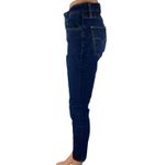 Levi's 721 High Rise Skinny Women's Blue Dark Wash Cropped Denim Jeans Size 30 Photo 1