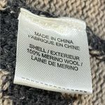 Haute Hippie HAUTE HIPPIE 100% MERINO Wool AZTEC BOHO Dark Gray Cardigan Sweater XS / Small Photo 4