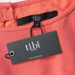 Tibi NWT New York Essential Shift in Coral Slit Hem Silk Dress 0 Photo 2
