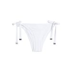 Seafolly  Brazilian Tie Side Y2K White Low Rise White Bikini Bottom 10 Photo 5