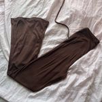Streetwear Society Brown wide leg cutout pants Photo 3
