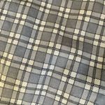 Uniqlo grey check cropped drawstring pants Photo 9