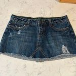 Billabong  Juniors The Mini Denim Skirt Size 1 Y2K micro mini grunge no doubt Photo 0