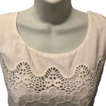 Karen Scott Gretchen Scott The Wave Sheath Dress White Sz. L Coastal Cruise Baby Shower Diva Photo 7