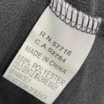 Papillon Black Short Cap Sleeve Button Detail Tunic Top Women's Size Small NWT Photo 7