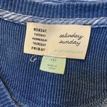 Anthropologie  Dress Midi Casual Saturday Sunday Blue Stripe Pattern, Size XXS Photo 8