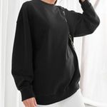 & Other Stories & Other Stories Roll Sleeve Crewneck Sweatshirt Photo 2