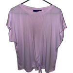 Apt. 9 Light purple tshirt with‎ tie bottom Photo 0