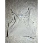 Nanushka Cream Wrap Top Size S‎ Photo 0