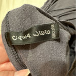 Casa Lee Gray Tie Detail Maxi Dress Beach Swim Bathing Suit Coverup Small Photo 6