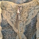 Free People Intimately  white lace bra with racer back size small excellent cond Photo 1