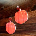 Pumpkin Earrings Dangle Posts Thanksgiving New Fall Jewelry Festival Har… Photo 6