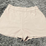 Leith  High Waist Cream Shorts Photo 0